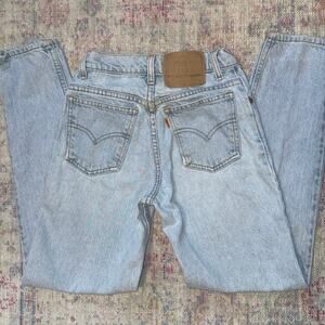 VINTAGE ORANGE TAB 950 LEVI’S JEANS Size 1 Short